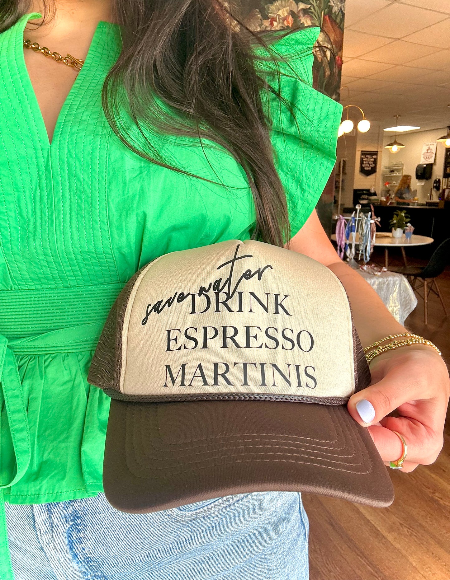 Save Water Drink Espresso Martinis