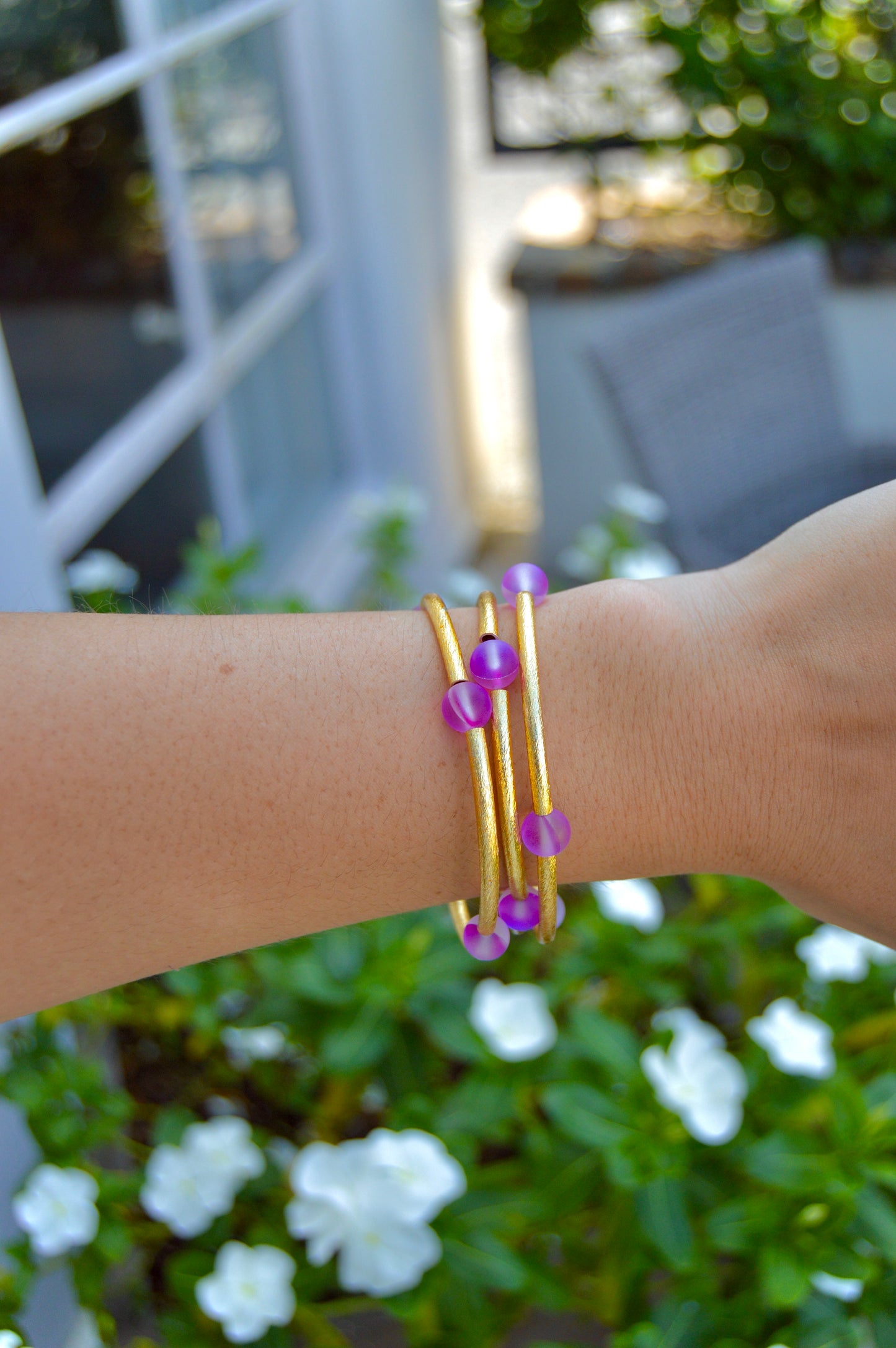 Purple Frost Bangle