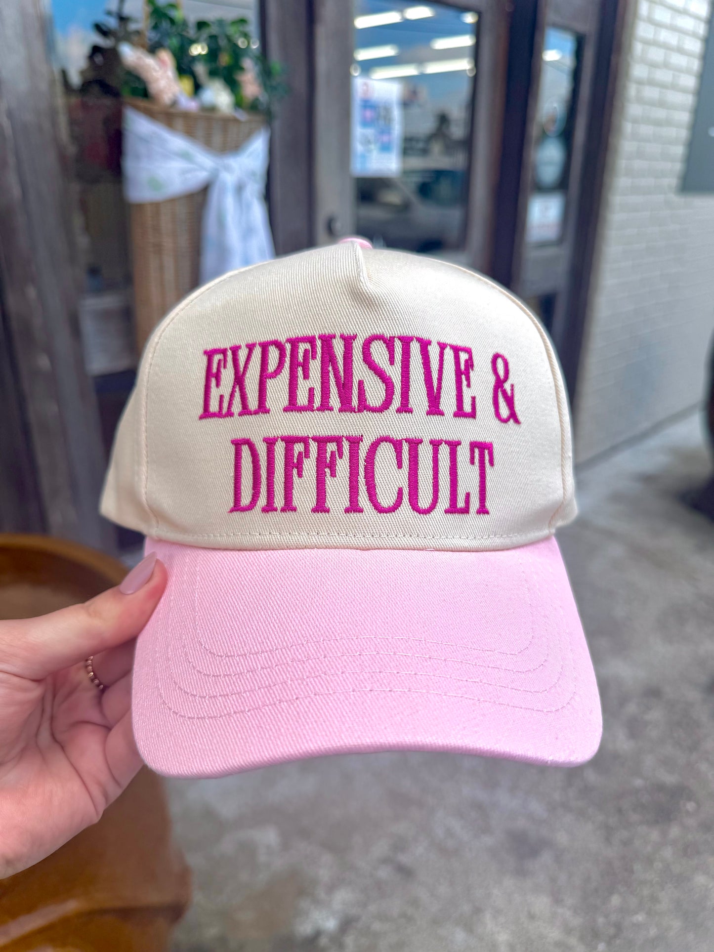 Expensive & Difficult Embroidered Trucker