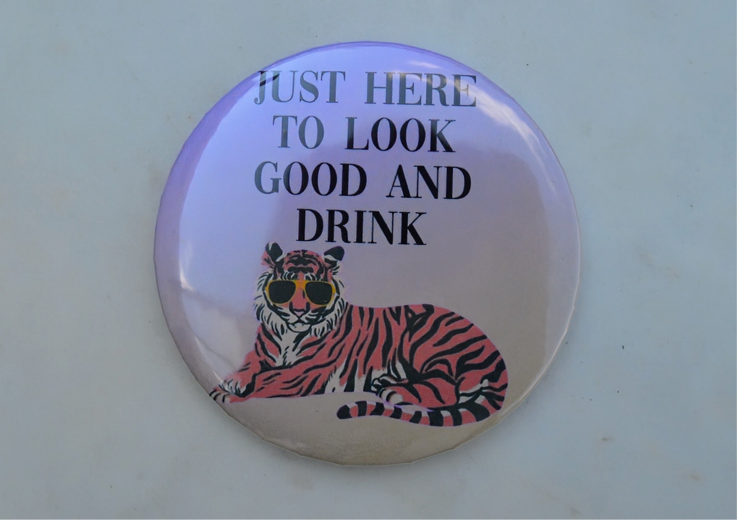 Look Good And Drink Button