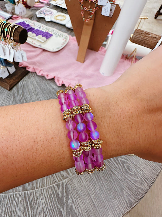 Purple Frost Bracelet