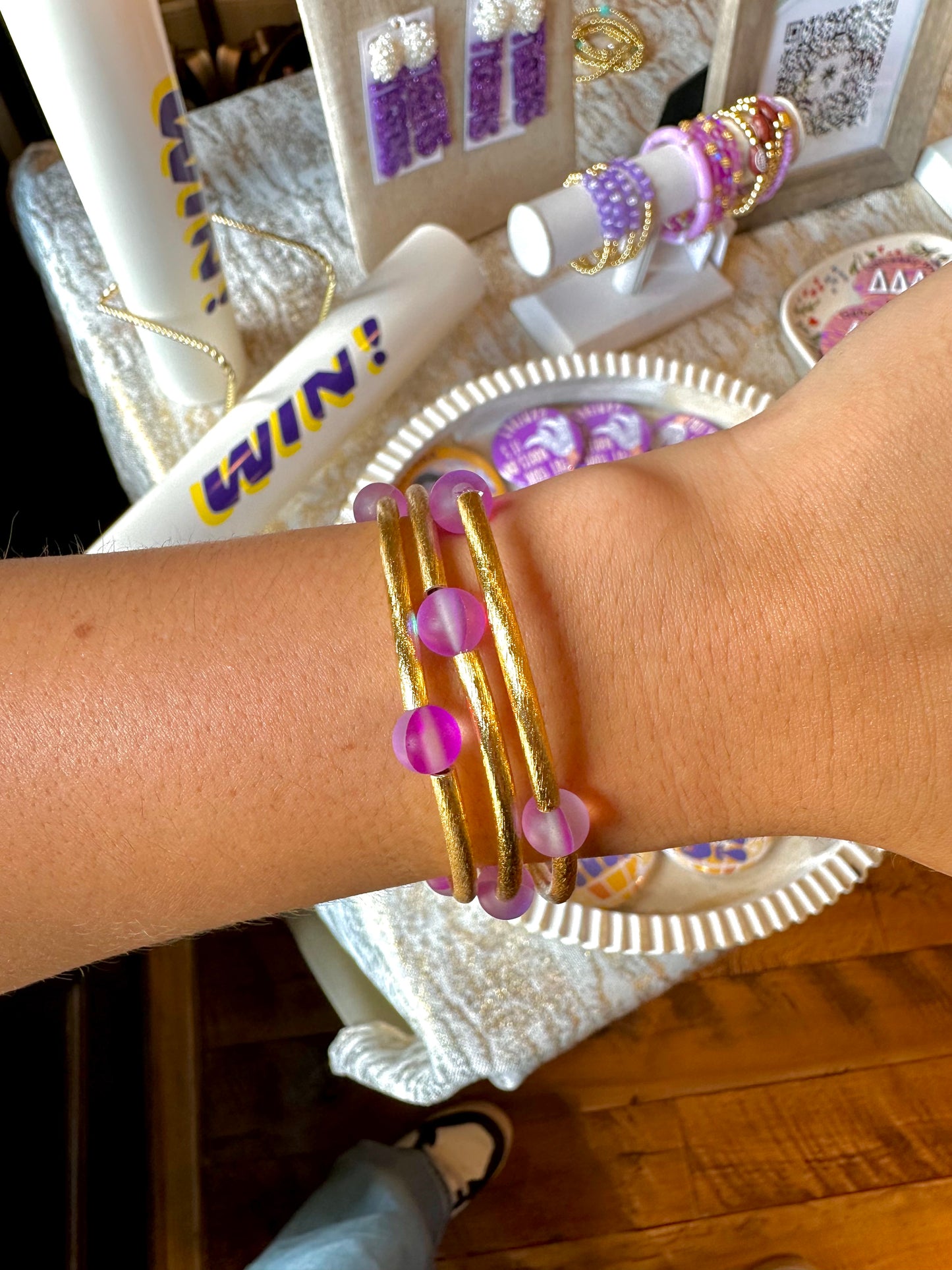 Purple Frost Bangle