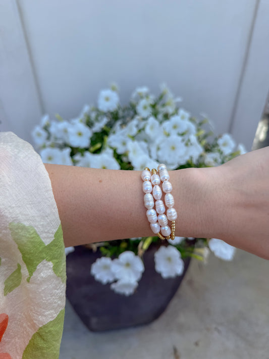 Pearl Cluster Bracelet