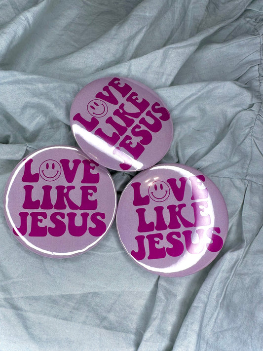 Love Like Jesus Button