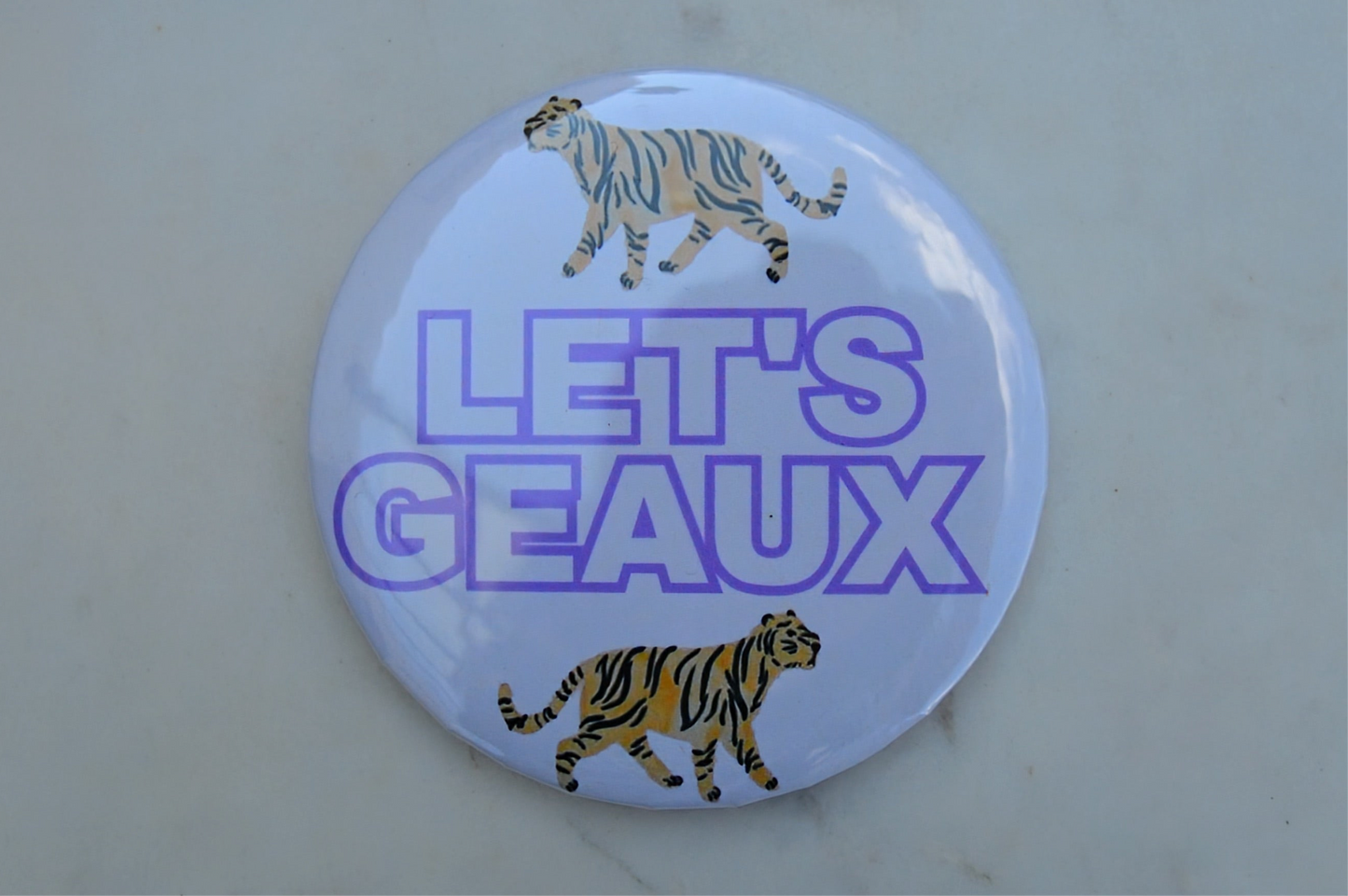 Let’s Geaux Button