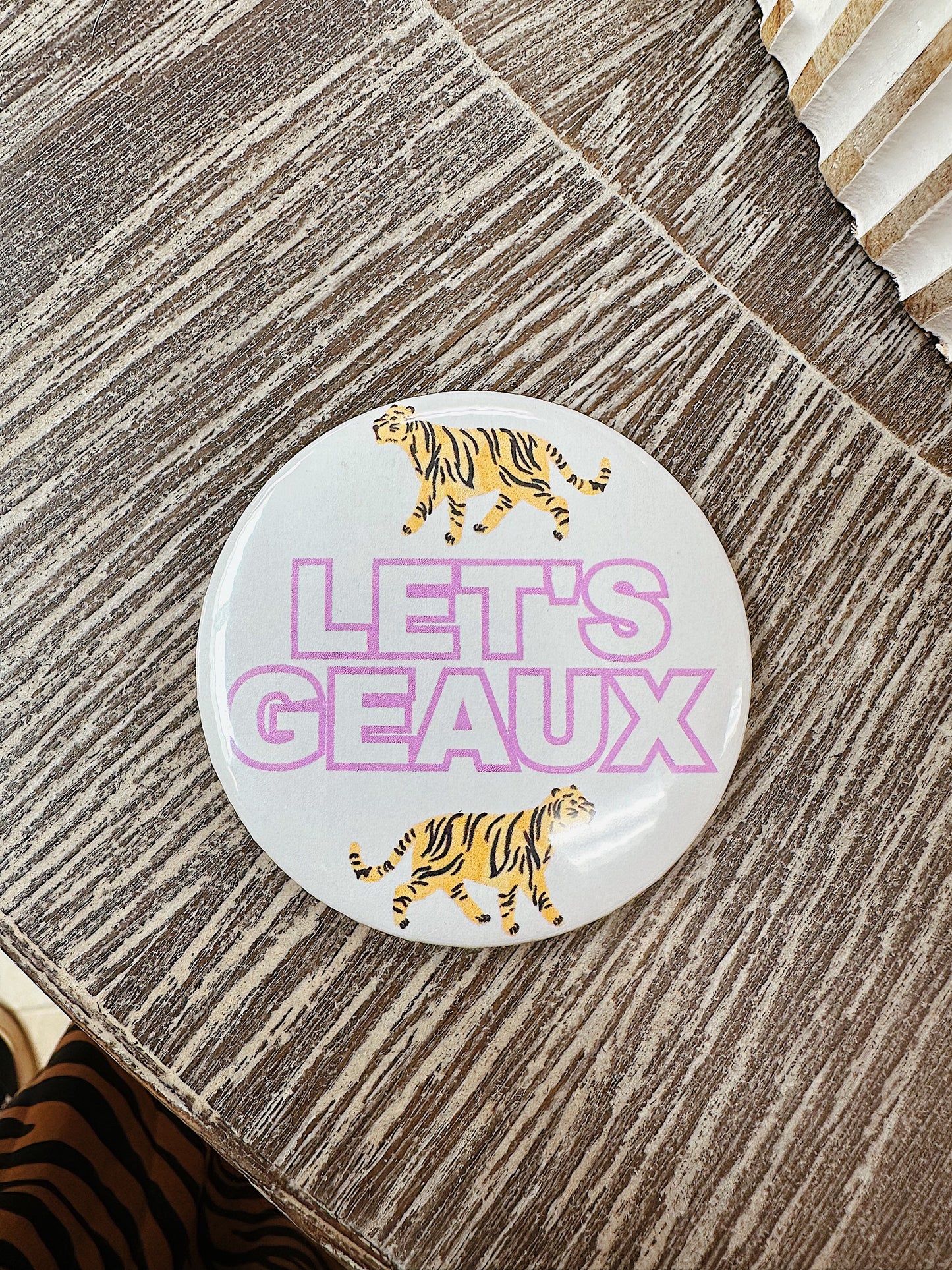 Let’s Geaux Button