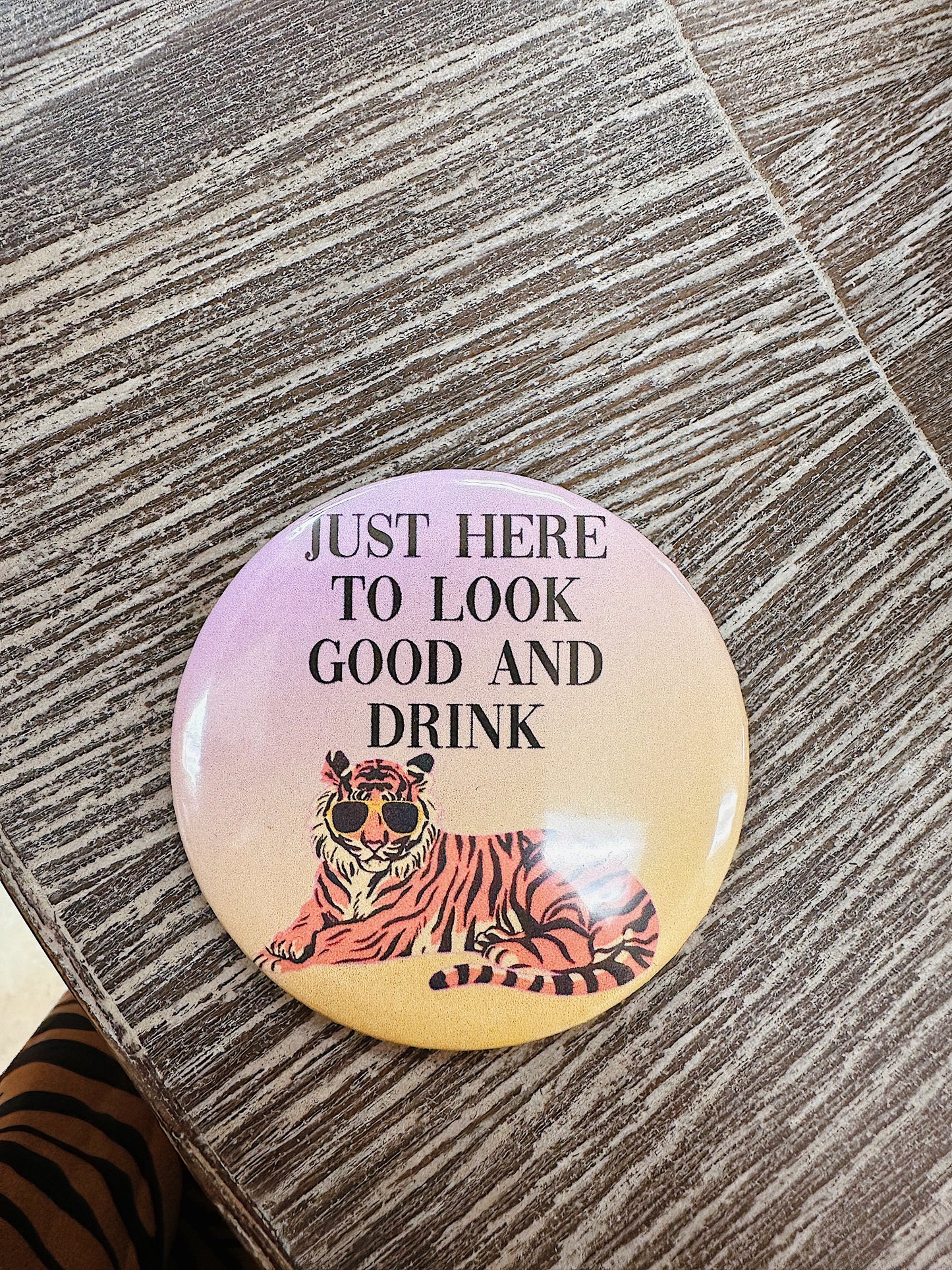 Look Good and Drink button