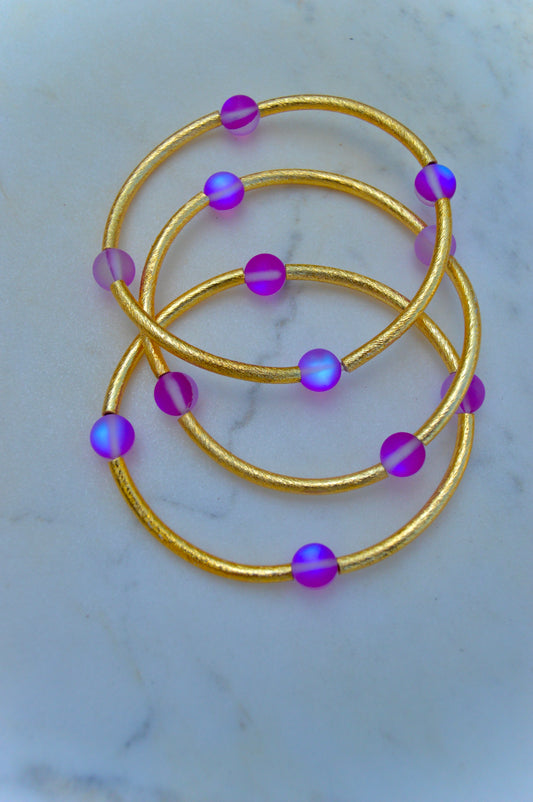 Purple Frost Bangle