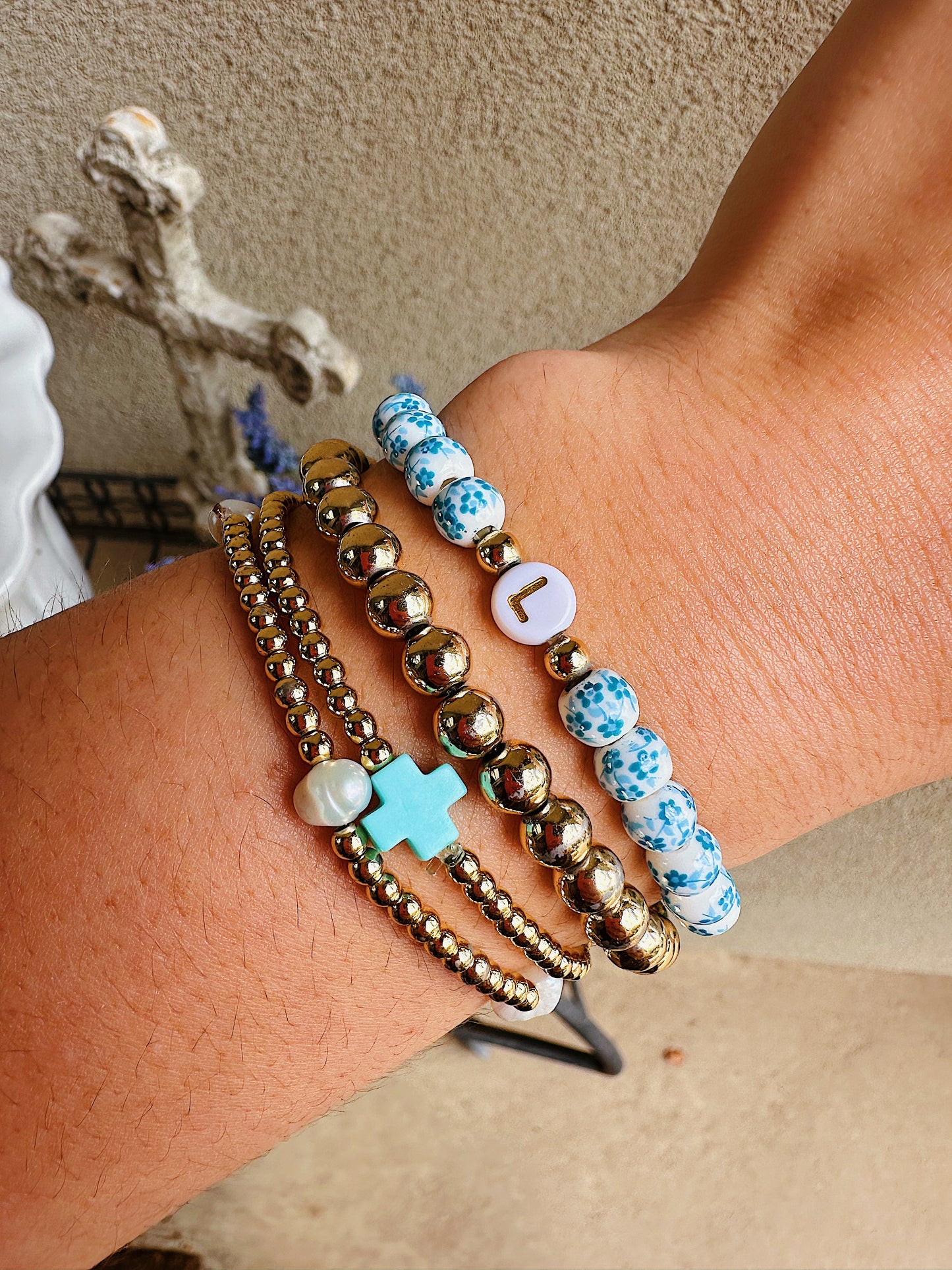 Coastal Initial Bracelet